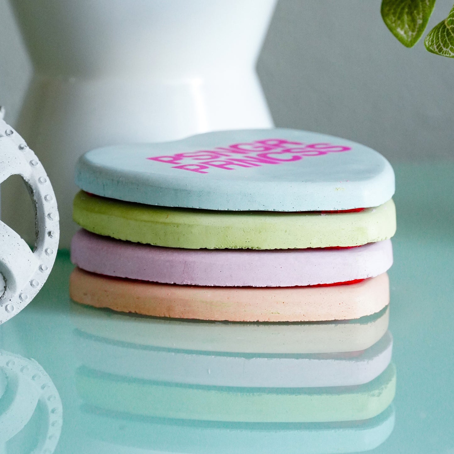 Concrete Car-versation Coasters